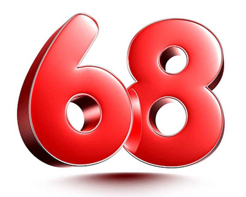 pngtree 3d rendered red number 68 with clipping path on white background photo image 35950410 Mơ thấy bà già gõ cửa thì đầu tư đánh cả lô lẫn đề